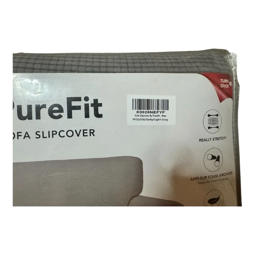 PureFit Sofa Slipcover - Light Gray (New)